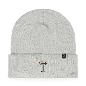Dalix Espresso Martini Embroidered Beanie Food Warm Winter Knit Hat Women - 1 of 4