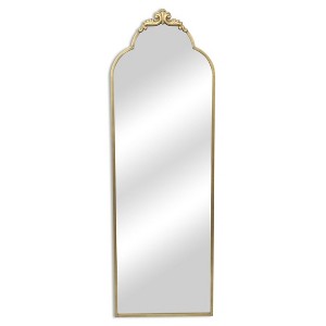 HomeRoots 65" Gold Metal Arch Full Length Hanging Mirror - 1 of 4
