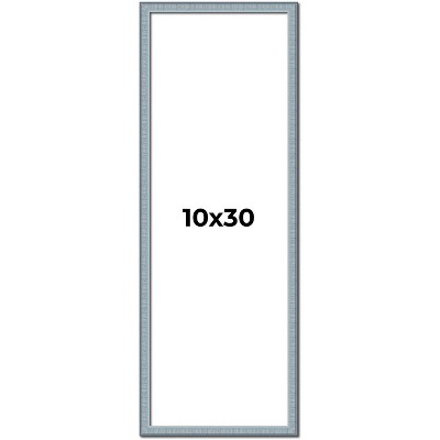 PosterPalooza | Panoramic Textured Blue Picture Frame - UV Acrylic, Foam Board Backing, Hanging Hardware