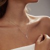 Cross Necklace - 18K Gold/Silver Plated With Cubic Zirconia, Simple Layered Design Dainty Religious Jewelry Gift For Women - 3 of 4