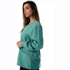 Just Love Womens Solid Jacket Uniform Coat - Nurses Scrub Labcoat - 2 of 3