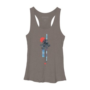 Women's Design By Humans Abstract Nature By airiestudio Racerback Tank Top - 1 of 3