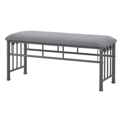 black metal bench target