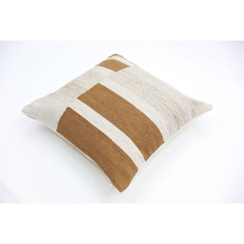 Oversized Blocked Woven Square Throw Pillow - Threshold™, 2 of 11