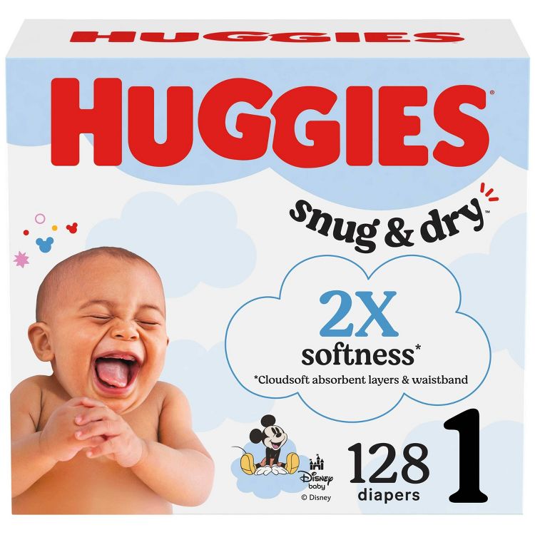 Huggies Snug & Dry Disposable Diapers - (Select Size and Count), 1 of 13