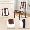Tangkula Set of 2 Folding Dining Chairs w/Rubber Wood Frame Soft Padded Seat Cushion - 4 of 4