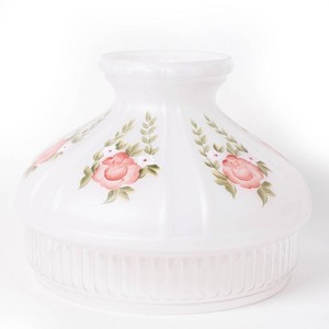 Aladdin Glass Oil Lamp Shade, 10 inch Base Fits Aladdin Non-Electric Fuel Lamps - 1 of 4