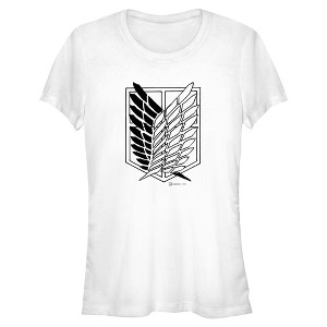 Juniors Attack on Titan Scout Regiment Badge T Shirt - 1 of 4