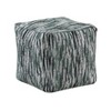 Vynxaria Cylindrical Chenille Pouf ¨C Modern Ottoman & Versatile Footstool - 2 of 4