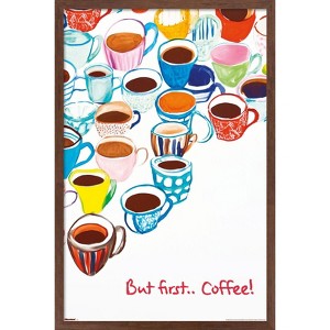 Trends International Reinders: Coffee - Many Coffees Framed Wall Poster Prints - 1 of 4