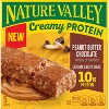 Nature Valley Creamy Protein Peanut Butter Chocolate Creamy Crispy Bars - 5ct - 4 of 4