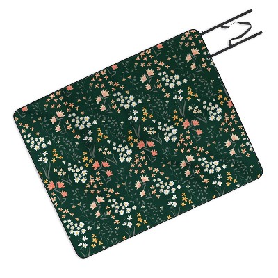 Emanuela Carratoni Meadow Flowers Theme Picnic Blanket - Deny Designs