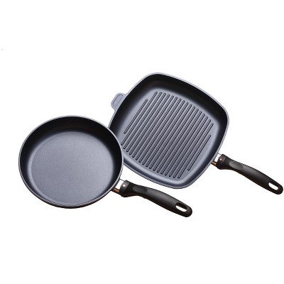 Swiss Diamond 2 Piece Cookware Set - Fry Pan and Grill Pan