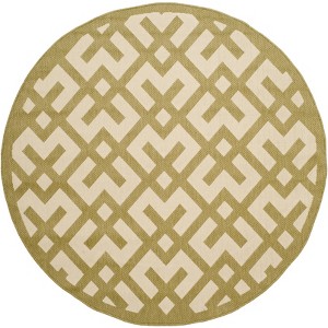 Courtyard CY6915 UV & Stain Resistant Non-Shedding Power Loomed Indoor/Outdoor Rugs - Safavieh - 1 of 4