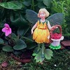 Flower Fairies Secret Garden Buttercup Fairy w/ Raspberry Basket - 3 of 3