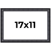 PosterPalooza | Linear Black Picture Frame - UV Acrylic, Backing Board, Hanging Hardware Included - 2 of 4