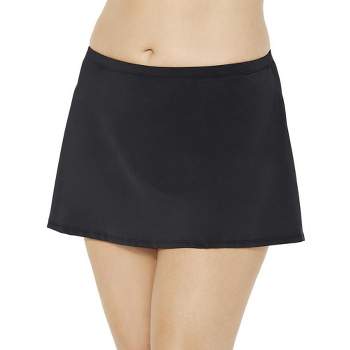 Swimsuits for All Women's Plus Size Chlorine Resistant A-line Swim Skirt