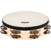 Nino Double Row Headed Wood Tambourine, Natural 8 in. - 4 of 4
