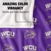 Western Carolina University Logo Pattern Silky 50x60 Blanket, 1 Sided - 4 of 4