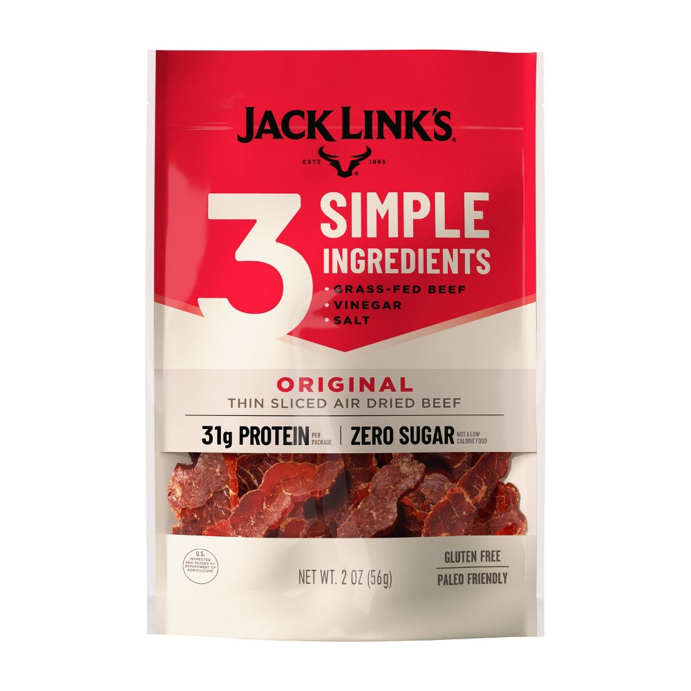 Jack Link's Original Air Dried Jerky Steak Strips - 2oz