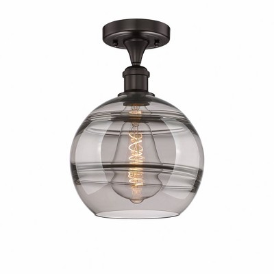 Rochester - 1 Light Semi-Flush Mount In Industrial Style-11.75 Inches Tall and 10 Inches Wide