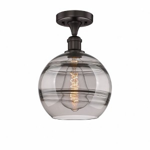 Rochester - 1 Light Semi-Flush Mount In Industrial Style-11.75 Inches Tall and 10 Inches Wide - 1 of 1
