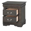 TIRAMISUBEST Philippe Dark Gray Nightstand - Dark Gray Mobile File Cabinet - 4 of 4