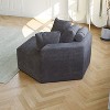 CENGHU Chenille Sponge Single Sofa, Sectional Sofa Lounge Chair, Modern Sleeper Chair for Living room Bedroom Office - 4 of 4