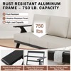 EAGLE PEAK Urban Slate 2 Piece Modern Outdoor Patio Furniture Set, Outdoor Couch and Coffee Table Set - 4 of 4