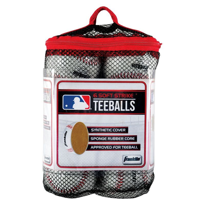 Franklin Sports Soft Strike Teeballs - 6pk, 1 of 4