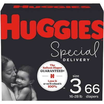 Image of Huggies Special Delivery Hypoallergenic Baby Disposable Diapers Super Pack - Size 3 - 66ct