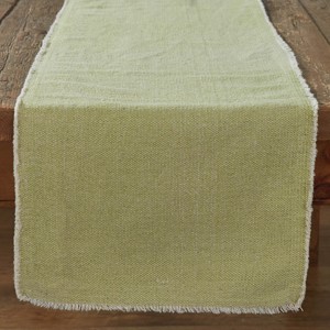 Split P Frayed Edge Table Runner Pear 15X72 - 1 of 4