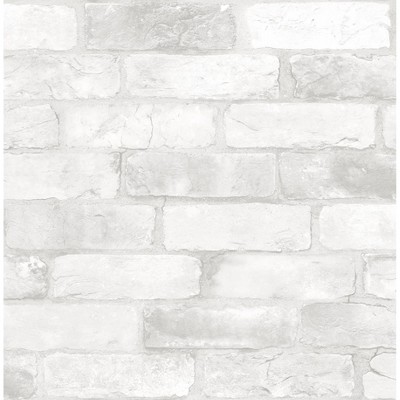 Subway Tile Peel & Stick Wallpaper White - Threshold™ : Target