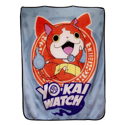 Seven20 Yo-Kai Watch Jibanyan Lightweight Fleece Throw Blanket | 50 x 60 Inches