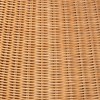 bali & pari Nina Braided Rattan End Table with Glass Tabletop Natural Rattan - 3 of 4