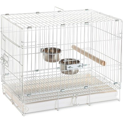 Prevue Pet Products Travel Bird Cage 1305 White, 20-Inch by 12-1/2-Inch by 15-1/2-Inch