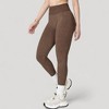 Anna-Kaci Women's Seamless Ribbed High Waist Full Length Leggings with Compression Fit - 3 of 4