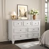 7 Drawer Dresser,Large Wooden Storage Chest of Drawers with Exquisite Metal Handles - 2 of 4