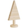 Aghana Digitals 2-Piece Solid Pine Wood Christmas Trees, 30cm, DIY Decor, Space-Saving, - 3 of 4