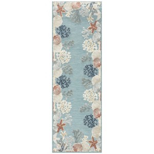 Nourison Suncoast Beach Indoor/Outdoor Flatweave Rug - 1 of 4