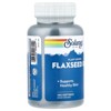 Solaray Flaxseed Oil, 100 Softgels (1 g per Softgel) - 4 of 4