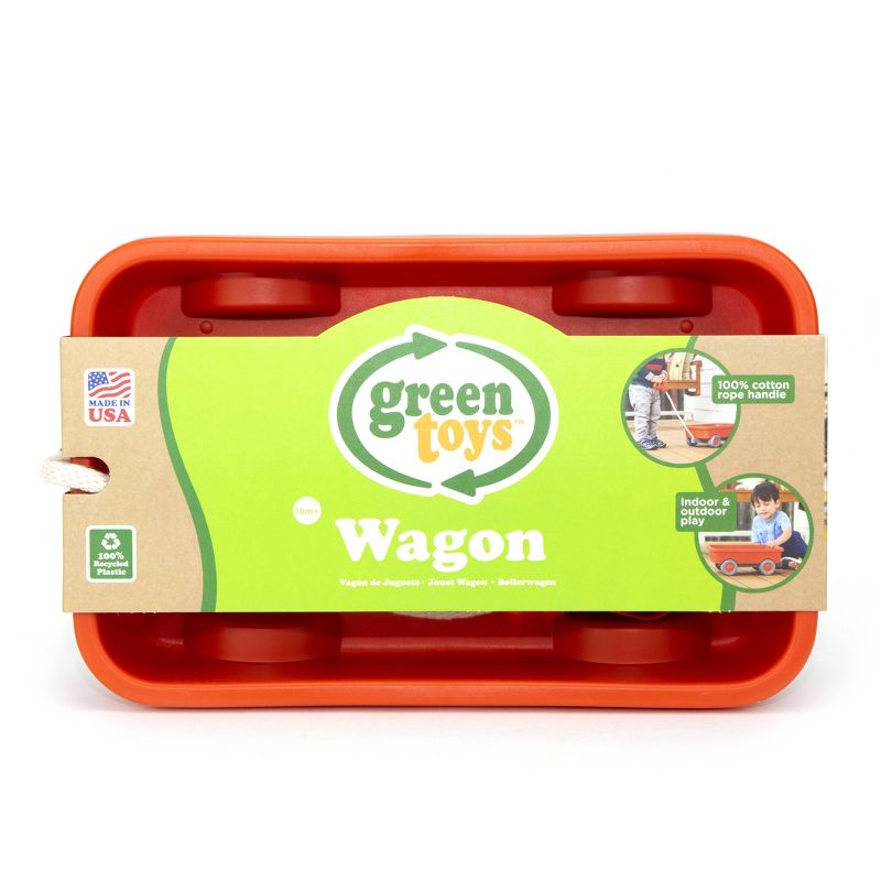 Green Toys Wagon - Orange, 5 of 10
