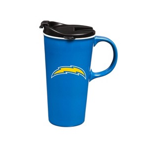 Evergreen Los Angeles Chargers, 17oz Boxed Travel Latte - 1 of 3
