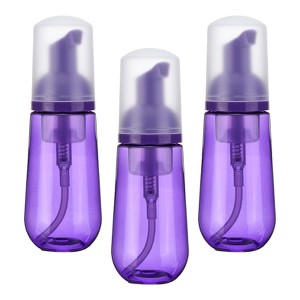 Unique Bargains PET and PP Traveling Pump Foaming Dispensers 3 Pcs - 1 of 4