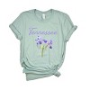 Simply Sage Market Tennessee Flower Colorful Short Sleeve Tee - 2 of 4