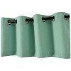 Kate Aurora Teen Decor Poly Cotton Coastal Aqua Colored Grommet Top Window Valance - image 2 of 4