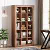 Tribesigns 70.8-Inch Tall Bookcase, 5-Tier Wood Bookshelf with 15 Open Shelves, Freestanding Storage Organizer for Living Room, Office - 2 of 4