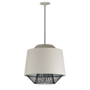 ET2 Lighting Phoenix 1 - Light Pendant in  Gray/Black - 1 of 4