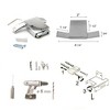 Evideco French Home Goods Wall Mounted Bath Towel Double Robe Hook - 4 of 4