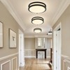 Itopfox 2-Pack 10Inch LED Flush Mount Ceiling Light, Ultra Bright 3200LM Dimmable, 5CCT 2700K-6500K, for Kitchen Hallway Bedroom Bathroom - 4 of 4